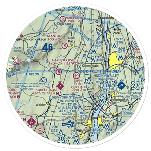 Old Orchard Airpark (2NK9) VFR Sectional Sticker (30 mile)