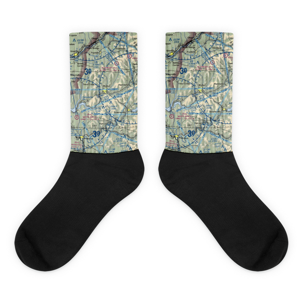 Walton Airport (2NK7) VFR Sectional Socks 