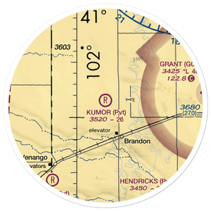 Kumor Airport (2NE7) VFR Sectional Sticker (20 mile)