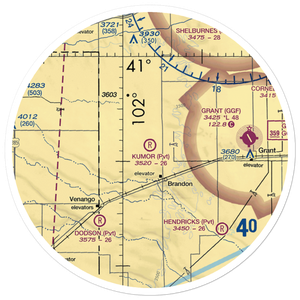 Kumor Airport (2NE7) VFR Sectional Sticker (30 mile)