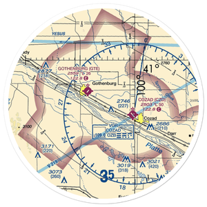 Fiese Airstrip (2NE5) VFR Sectional Sticker (30 mile)