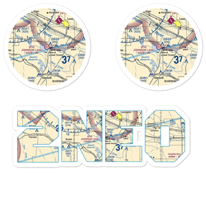 Johnson Lake Airport (2NE0) VFR Sectional Sticker Pack