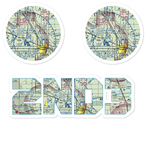 Casslindan Airport (2ND3) VFR Sectional Sticker Pack