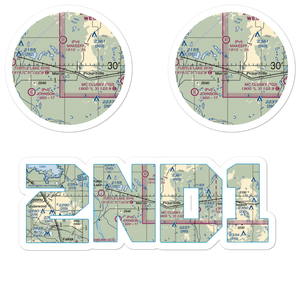 Westerlind Airport (2ND1) VFR Sectional Sticker Pack