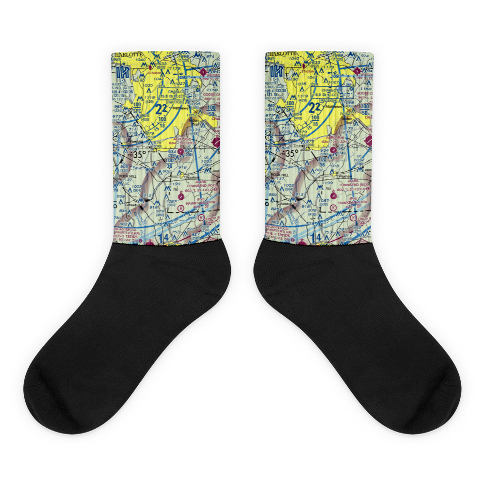 Hawk's Knoll Airport (2NC1) VFR Sectional Socks 