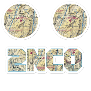 Mountain Air Airport (2NC0) VFR Sectional Sticker Pack