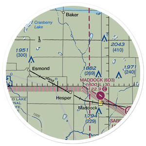 Slater Farm Airport (2NA7) VFR Sectional Sticker (20 mile)