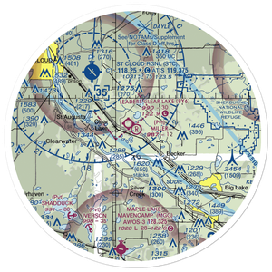Miller Airport (2MY4) VFR Sectional Sticker (30 mile)