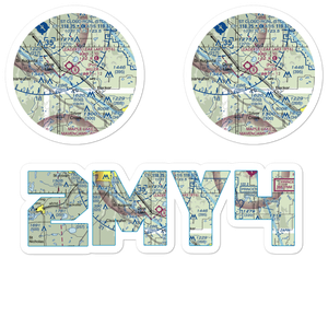 Miller Airport (2MY4) VFR Sectional Sticker Pack