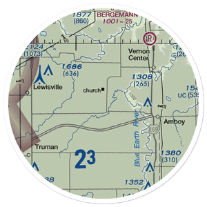 Zarn Airport (2MY2) VFR Sectional Sticker (20 mile)