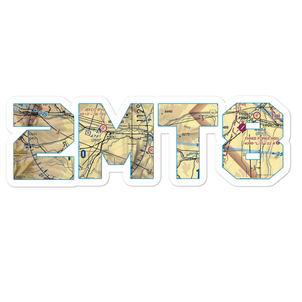 South Boulder Airport (2MT8) VFR Sectional Sticker 