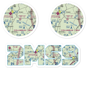 Kimmel Land & Cattle Airport (2MS9) VFR Sectional Sticker Pack