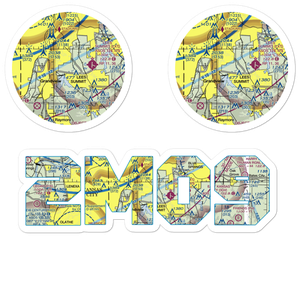 Runway Ranch Airport (2MO9) VFR Sectional Sticker Pack
