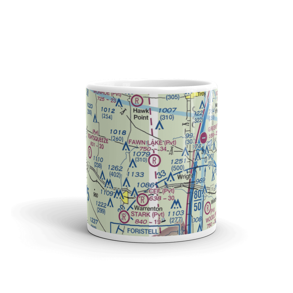 Fawn Lake Airport (2MO7) VFR Sectional  Mug 