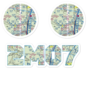 Fawn Lake Airport (2MO7) VFR Sectional Sticker Pack