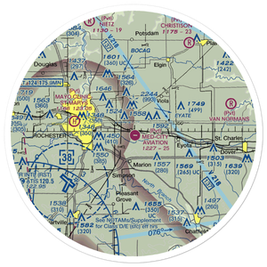 Trygstad Airport (2MN8) VFR Sectional Sticker (30 mile)