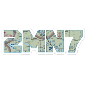 Fussy Airport (2MN7) VFR Sectional Sticker