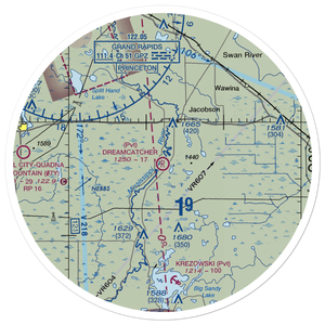 Dreamcatcher Airport (2MN2) VFR Sectional Sticker (30 mile)