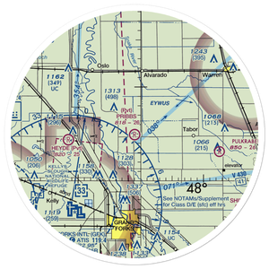 Pribbs Field (2MN0) VFR Sectional Sticker (30 mile)