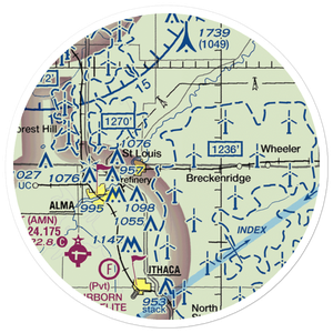 Mc Jilton Field (2MI4) VFR Sectional Sticker (20 mile)
