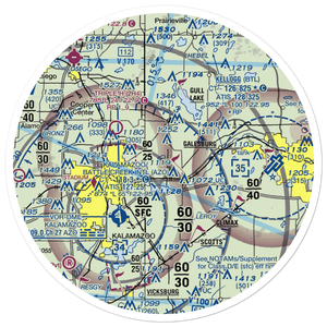 Larry D Boven Airport (2MI3) VFR Sectional Sticker (30 mile)
