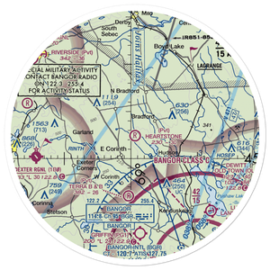 Heartstone Farm Airport (2ME3) VFR Sectional Sticker (30 mile)