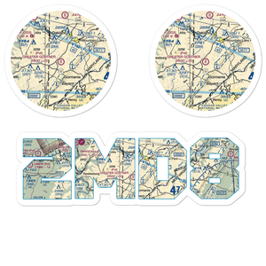 Greater Gortner Airport (2MD8) VFR Sectional Sticker Pack