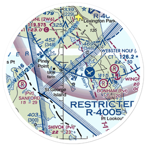 Cherry Field (2MD6) VFR Sectional Sticker (20 mile)