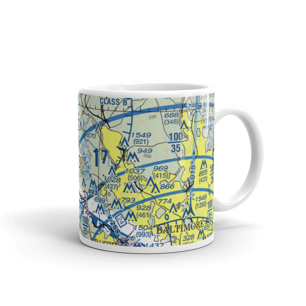 Hoby Wolf Airport (2MD5) VFR Sectional  Mug 