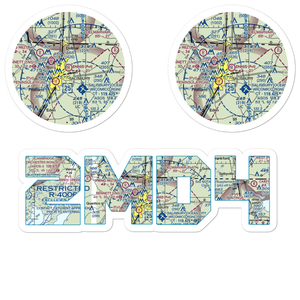 Ennis Aerodrome (2MD4) VFR Sectional Sticker Pack