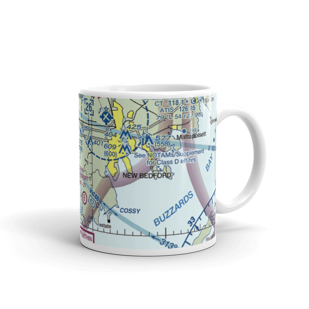 Flynns Noquochoke Seaplane Base (2MA6) VFR Sectional  Mug 