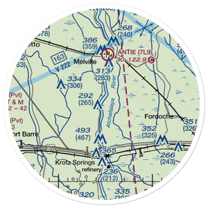 Majors Airpark (2LS3) VFR Sectional Sticker (20 mile)