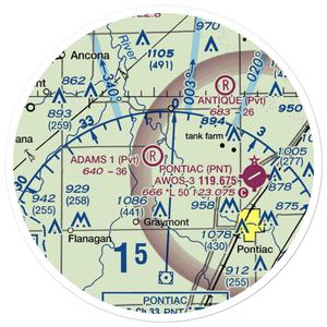 Adams Restricted Landing Area Number 2 (2LL7) VFR Sectional Sticker (20 mile)