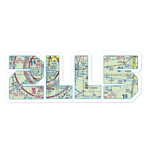 Justus Airport (2LL5) VFR Sectional Sticker