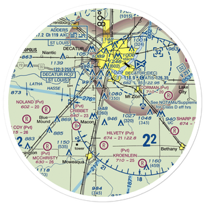 Snow Airport (2LL4) VFR Sectional Sticker (30 mile)