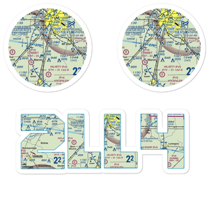 Snow Airport (2LL4) VFR Sectional Sticker Pack