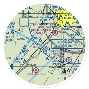 Roy Burden Restricted Landing Area (2LL3) VFR Sectional Sticker (20 mile)
