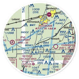 Cwian Field (2LL1) VFR Sectional Sticker (20 mile)