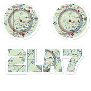 Costello Airport (2LA7) VFR Sectional Sticker Pack