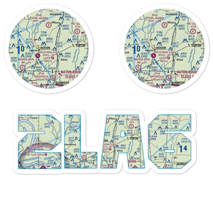 Howell 1 Airport (2LA6) VFR Sectional Sticker Pack