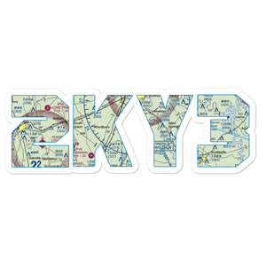 Plane-O-Field Airport (2KY3) VFR Sectional Sticker
