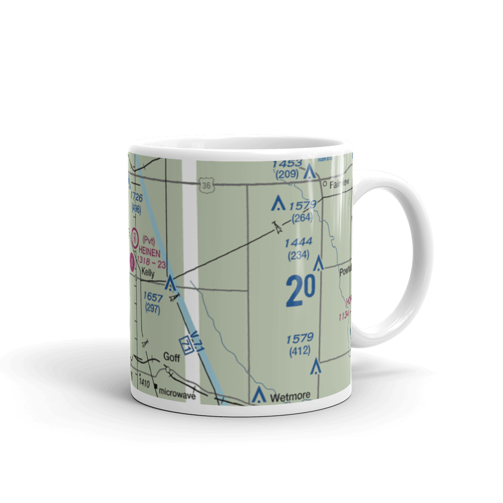 Flying H Airport (2KS6) VFR Sectional  Mug 