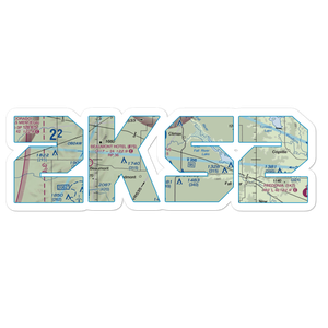 Stuber Flying Ranch Airport (2KS2) VFR Sectional Sticker