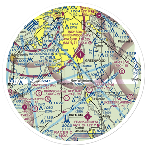 Berry Field (2IN9) VFR Sectional Sticker (30 mile)