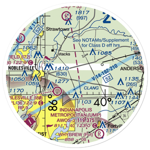 Galloway Airport (2IN6) VFR Sectional Sticker (20 mile)