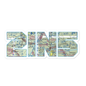 Midkiff Airport (2IN5) VFR Sectional Sticker