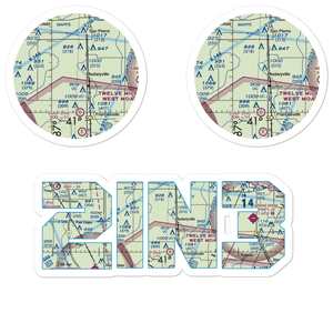 Tatertown Airport (2IN3) VFR Sectional Sticker Pack
