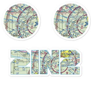 Gerig's Field (2IN2) VFR Sectional Sticker Pack