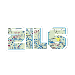 Low and Slow Airport (2IL6) VFR Sectional Sticker