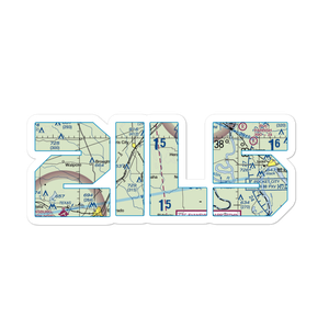 Sutton Airport (2IL5) VFR Sectional Sticker